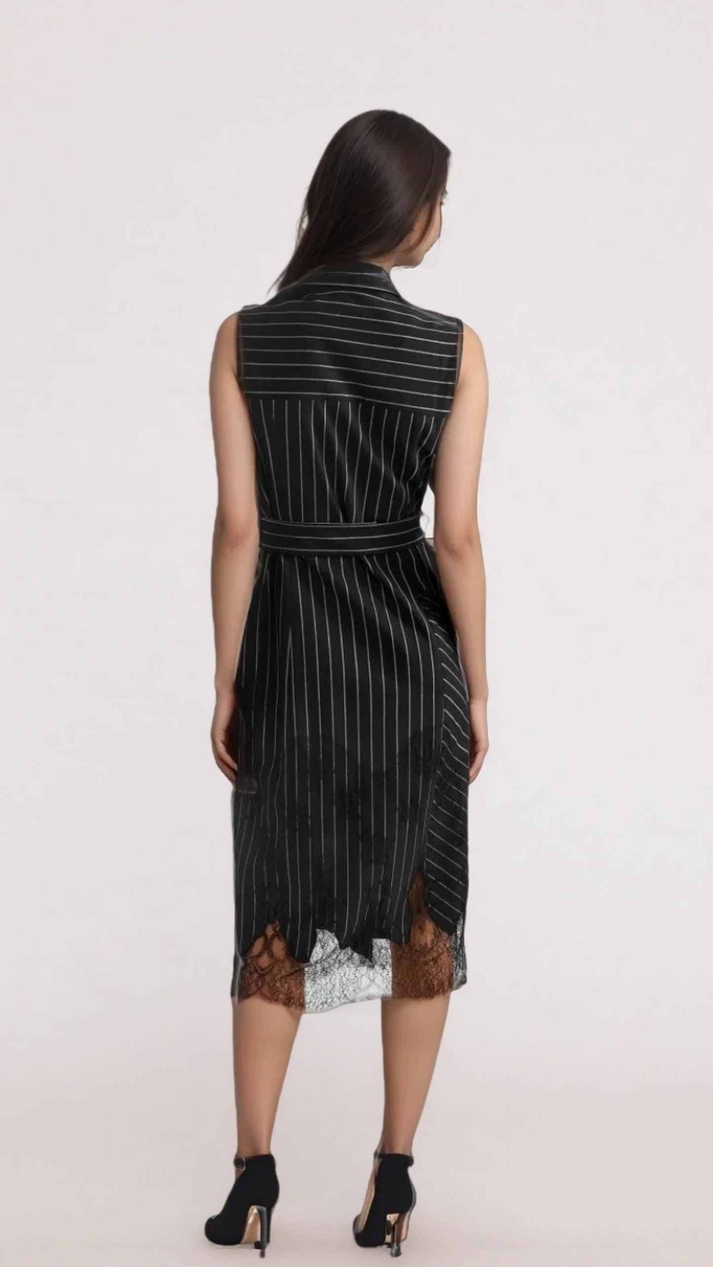Striped Wrap Dress
