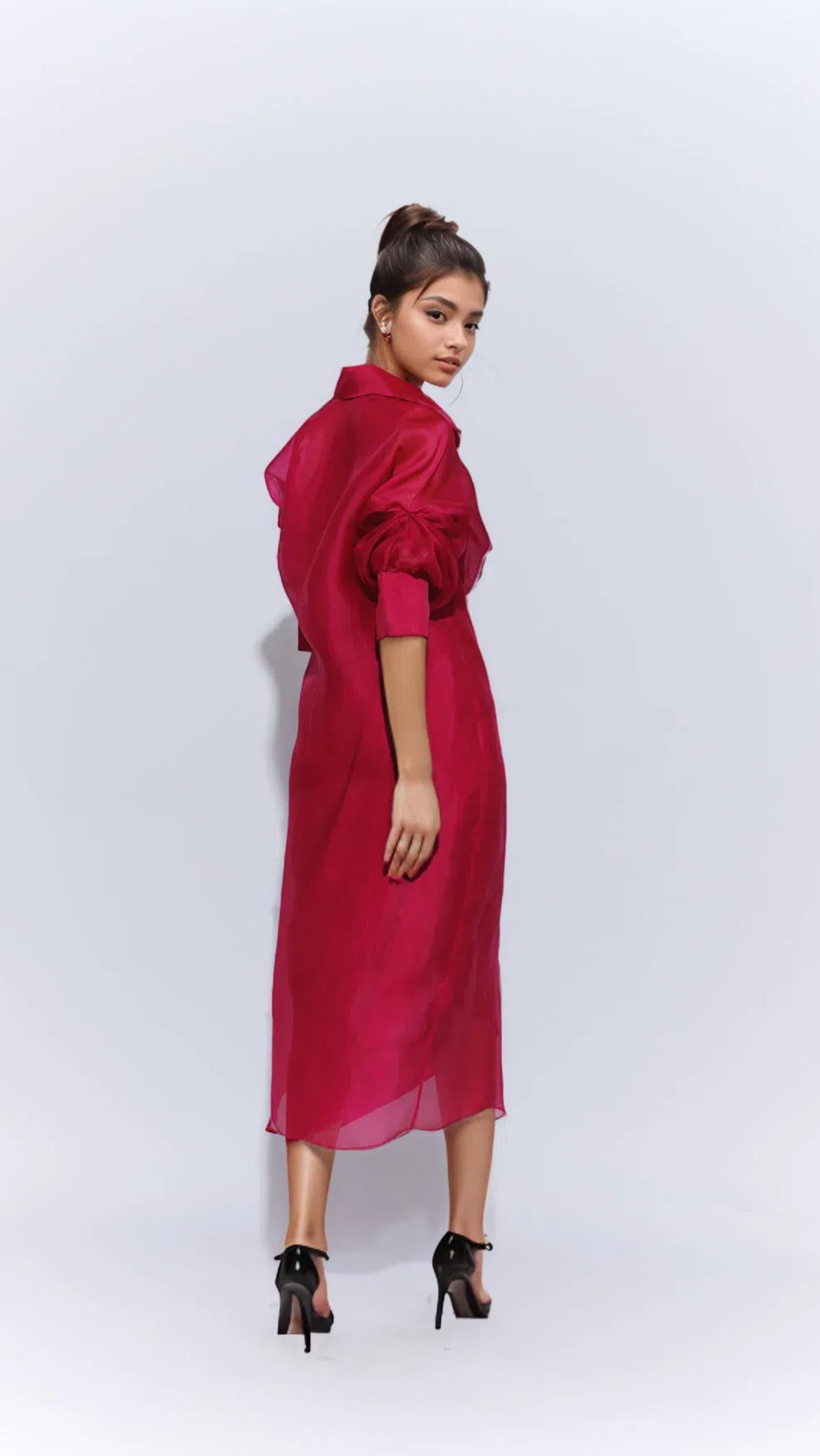 Magenta Jacket Set