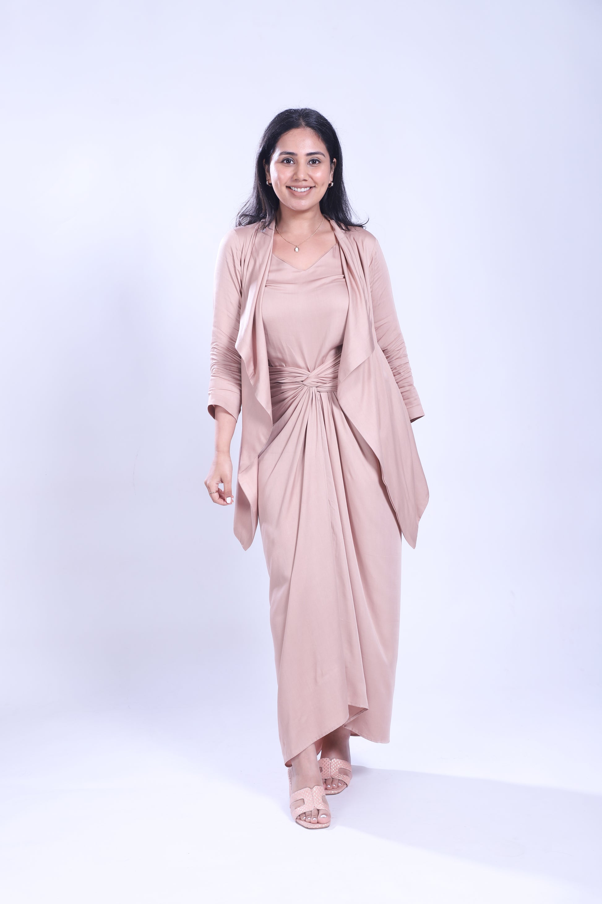 Rose Gold Jacket Set Archit Fashions Rose Gold Jacket Set Archit Fashions