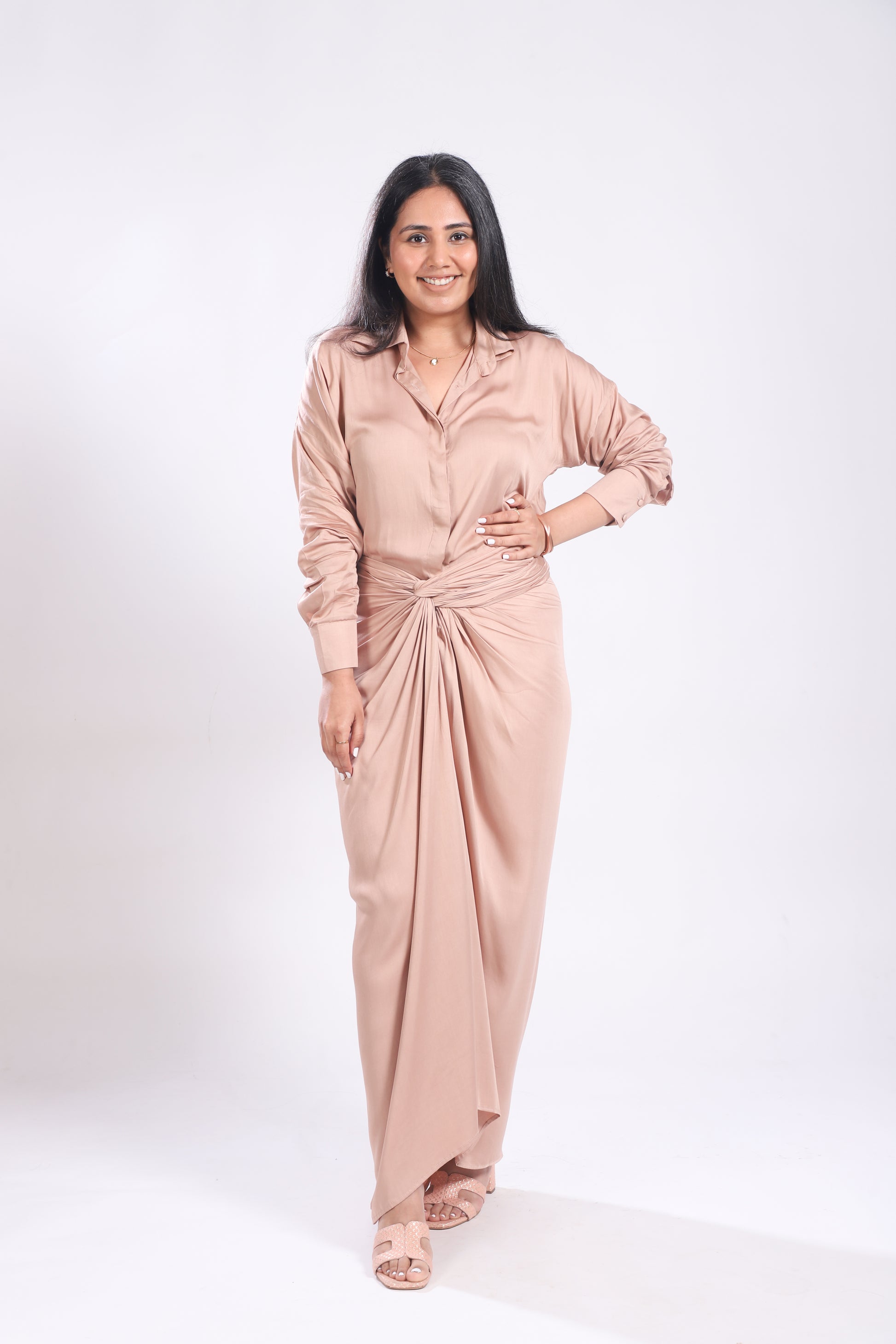 Rose Gold Shirt Set Archit Fashions Rose Gold Shirt Set Archit Fashions