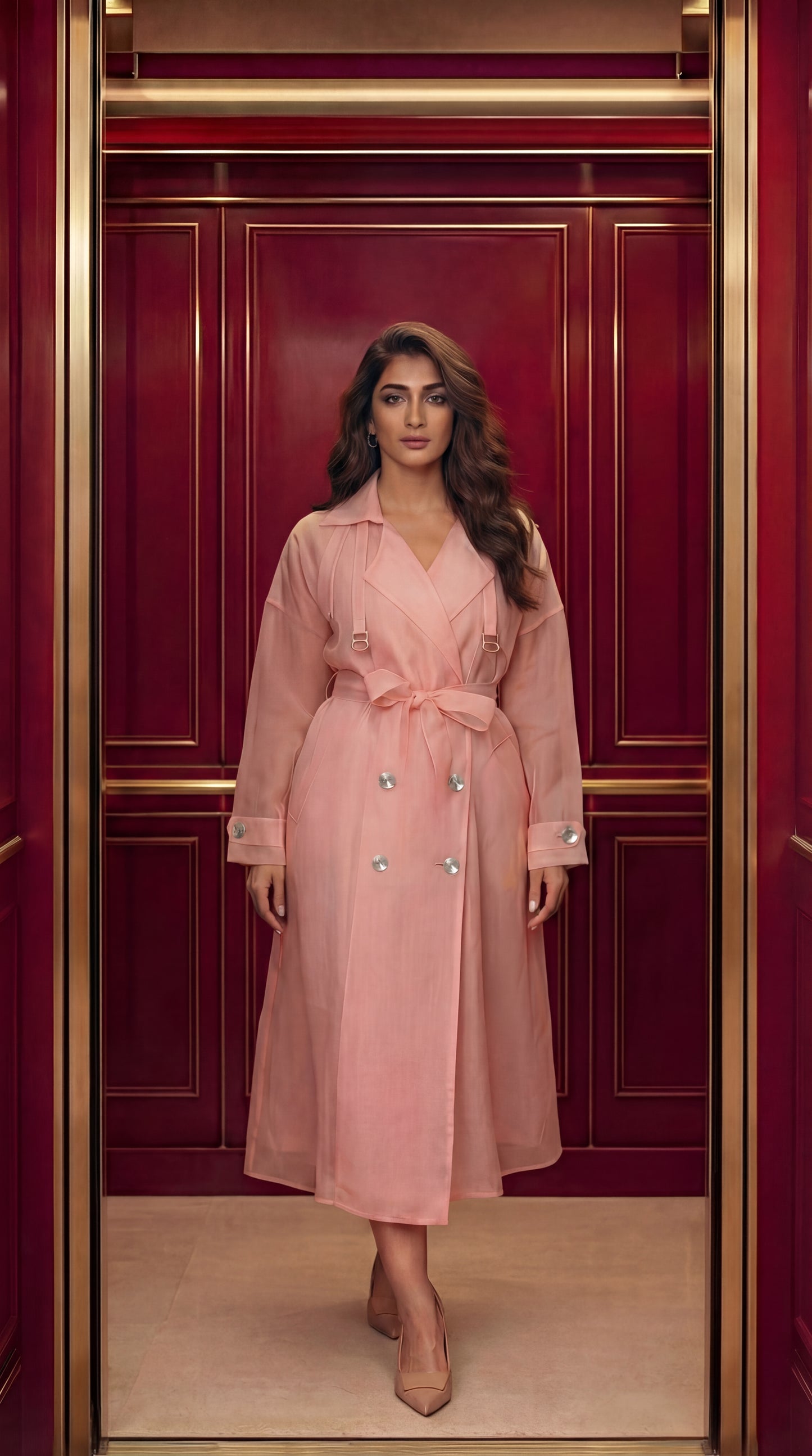 Trench Wrap Dress