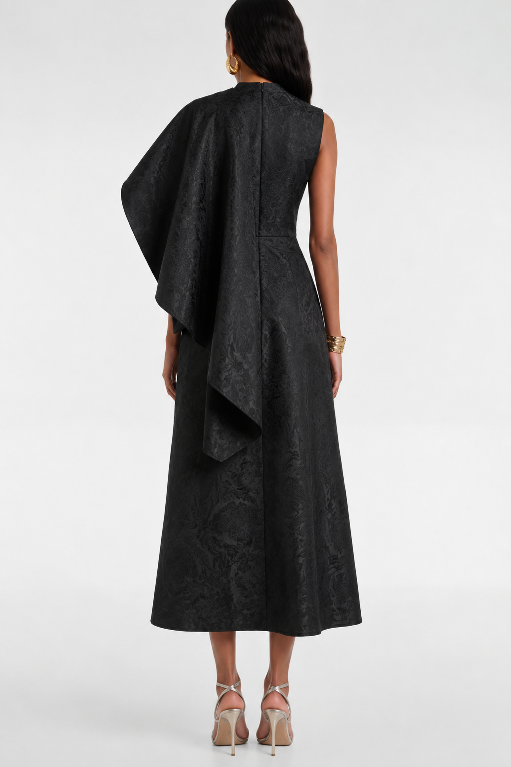 Raven Cascade Dress